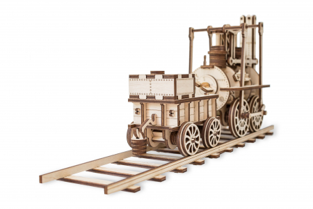 Puzzle 3D Mecanic, Locomotiva cu abur [1]