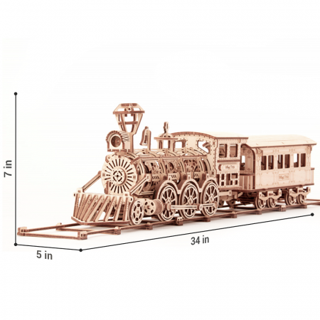 Puzzle 3D Mecanic, Locomotiva R17, 405 piese [8]