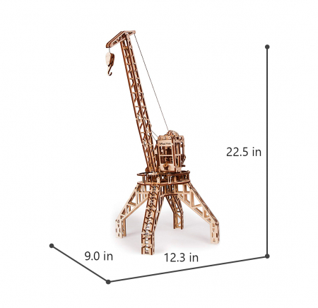 Puzzle 3D Mecanic, Macara cu cabina, 237 piese [9]