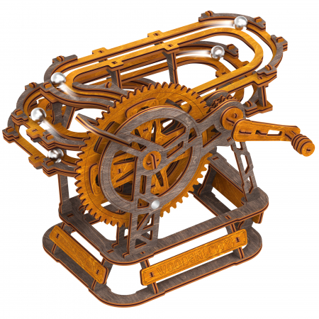 Puzzle mecanic 3D - Puzzle 3D Mecanic, Mini marble run, 128 piese