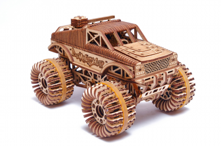 Puzzle 2&3D - Puzzle 3D Mecanic, Monster Truck, 556 piese