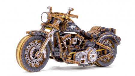 Puzzle 3D Mecanic, Motocicleta Cruiser V-Twin, 168 piese [0]