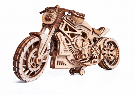 Puzzle mecanic 3D - Puzzle 3D Mecanic, Motocicleta DMS, 203 piese