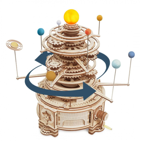Puzzle mecanic 3D - Puzzle 3D Mecanic, Planetariu, 316 piese