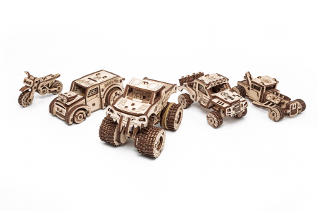 Puzzle 3D Mecanic, Set 5 Vehicule Mecanice [0]