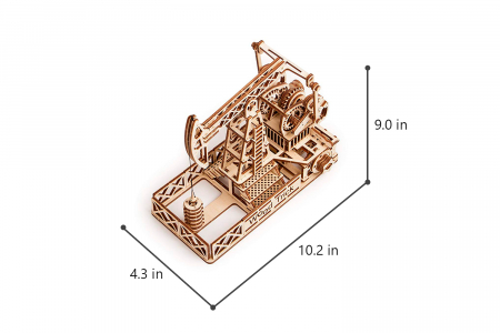 Puzzle 3D Mecanic, Sonda de petrol, 194 piese [1]