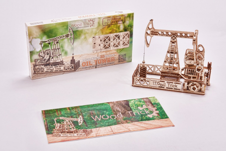 Puzzle 3D Mecanic, Sonda de petrol, 194 piese [2]