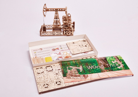 Puzzle 3D Mecanic, Sonda de petrol, 194 piese [3]