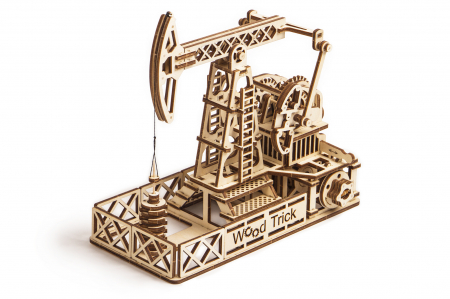 Puzzle 3D Mecanic, Sonda de petrol, 194 piese [10]