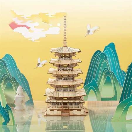 Puzzle 3D, Pagoda, 275 piese [2]