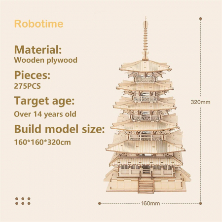Puzzle 3D, Pagoda, 275 piese [3]