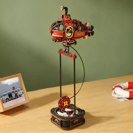 Puzzle 3D, pendul mecanic, Explorator marin, 219 piese [1]