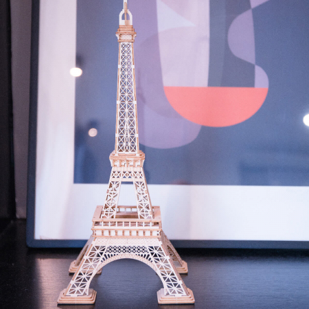 Puzzle 3D Turnul Eiffel, Lemn, 122 piese [5]