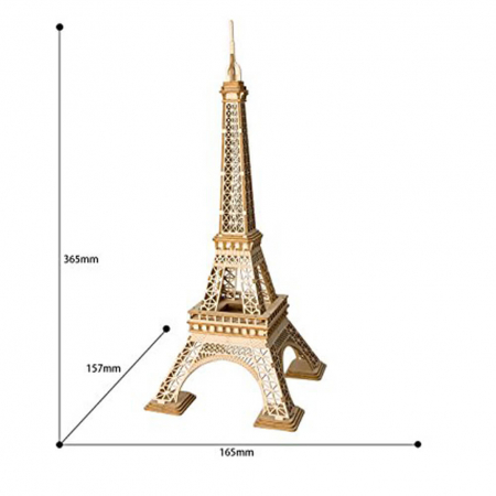 Puzzle 3D Turnul Eiffel, Lemn, 122 piese [3]