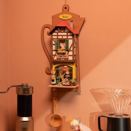 Book Nook, Casuta DIY, Cafenea, 41 piese [4]
