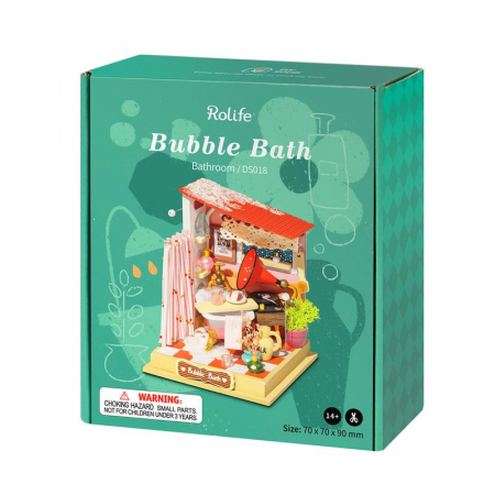 Puzzle 3D, Casuta DIY, Baie cu spuma (Baie) [5]