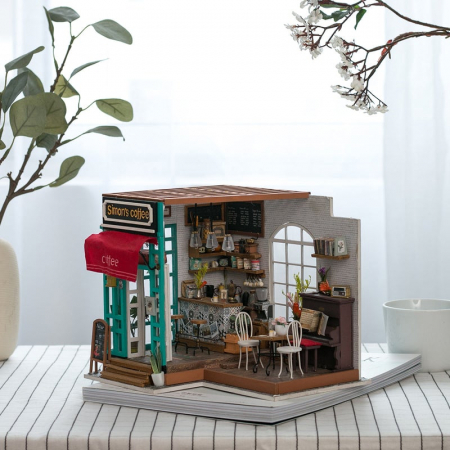 Book Nook, Casuta DIY, Cafeneaua lui Simon, 203 piese [7]