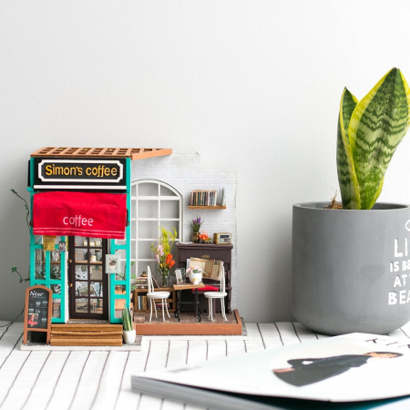 Book Nook, Casuta DIY, Cafeneaua lui Simon, 203 piese [8]