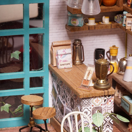 Book Nook, Casuta DIY, Cafeneaua lui Simon, 203 piese [2]