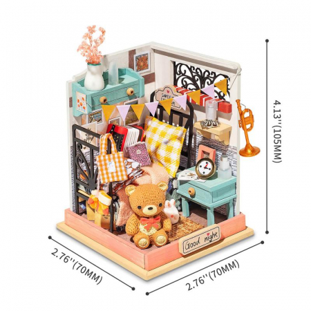 Puzzle 3D, Casuta DIY, Vise frumoase (Dormitor) [4]