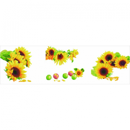 Set 3 goblenuri cu diamante, Floarea soarelui, 42x142 cm [1]