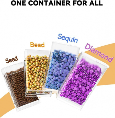 Set 70 cutiute depozitate pentru goblenurile cu diamante in casete modulare [4]