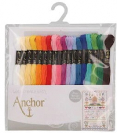 Accesorii pentru cusut si brodat - Set ata Mouline Anchor, 18 buc jurubite