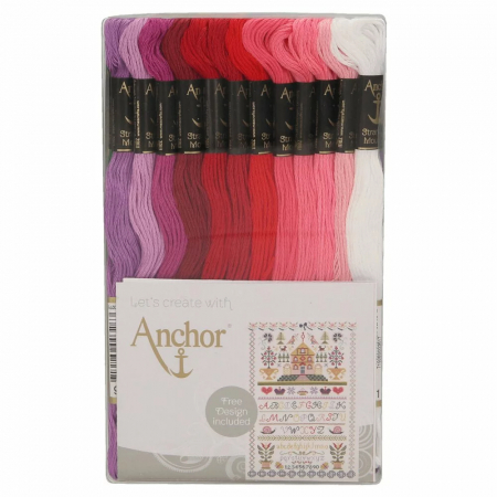 Accesorii pentru cusut si brodat - Set ata Mouline Anchor, 48 buc jurubite