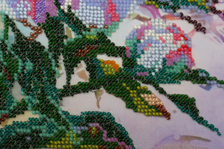 Set broderie cu margele cusute, Bujori chinezesti, 27 culori [3]