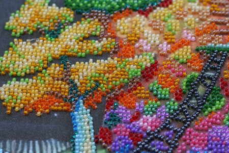 Set broderie cu margele cusute, Vis sub stele, 25x38 cm [3]