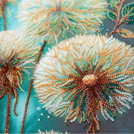 Set broderie cu margele cusute, Vis aerian, 21x34 cm [3]