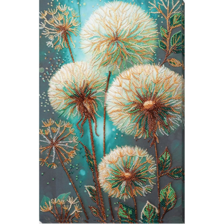 Broderii cu margele - Set broderie cu margele cusute, Vis aerian, 21x34 cm