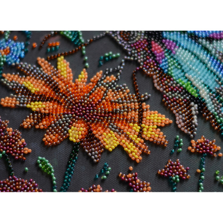 Set broderie cu margele cusute, Nuante de vara, 26x39 cm [2]