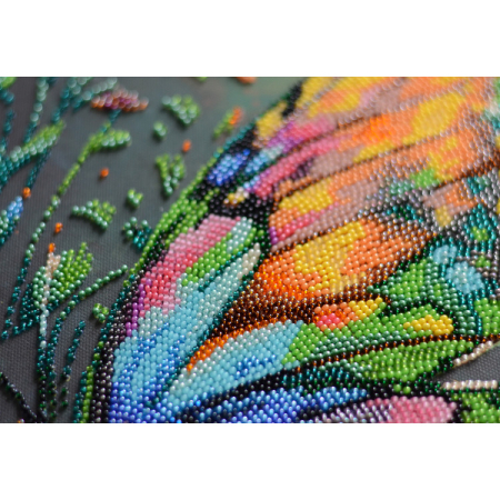 Set broderie cu margele cusute, Nuante de vara, 26x39 cm [4]