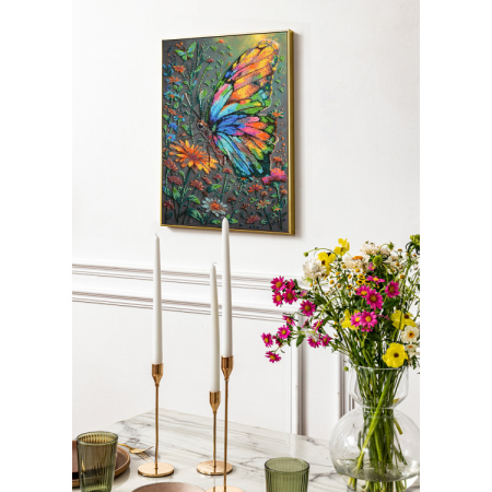 Set broderie cu margele cusute, Nuante de vara, 26x39 cm [1]