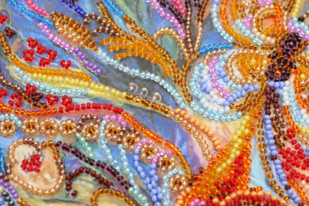 Set broderie cu margele cusute, Talismane de fericire, 28x43 cm [2]