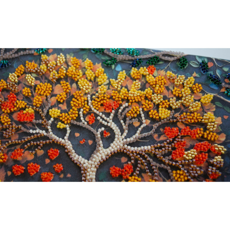 Set broderie cu margele cusute, Sentimente calde, 20x20 cm [2]