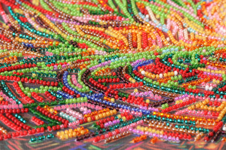 Set broderie cu margele cusute, Trezire in iubire, 31x38 cm [2]