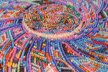 Set broderie cu margele cusute, Trezire in iubire, 31x38 cm [1]
