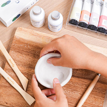 Set complet de olarit, argila cu auto -intarire [7]