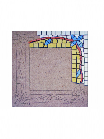 Oglinda decorativa, mozaic bizantin [2]