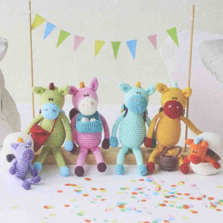 Set creatie jucarii crosetate, Familie de dragoni [0]