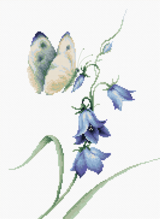 Broderie in cruciulita - Set de brodat in cruciulita, Incantare de vara, 20x28 cm