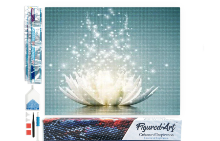 Set goblen cu diamante, fara sasiu, Magia luminii, 40x50 cm [1]