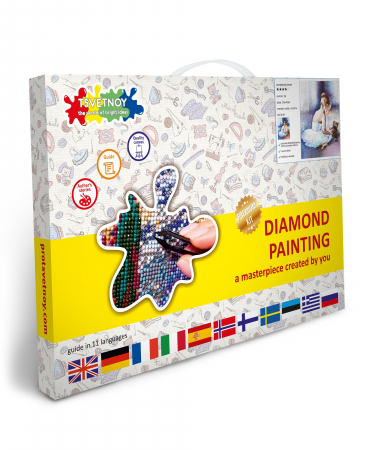 Set goblen cu diamante, cu sasiu, Balerina primii pasi [3]