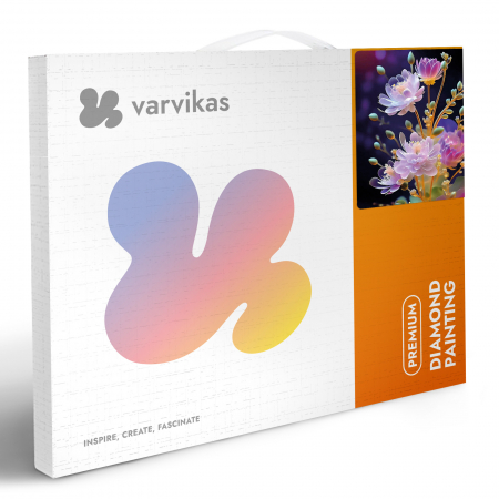 Set goblen cu diamante, cu sasiu, Trezire, 40x50 cm [3]