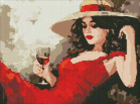 Goblenuri cu diamante cu sasiu - Set goblen cu diamantre, cu sasiu, Rasfat, 30x40 cm