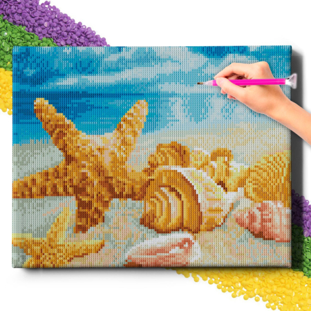 Set goblen cu diamante, cu sasiu, Amintirea verii, 30x40 cm [1]