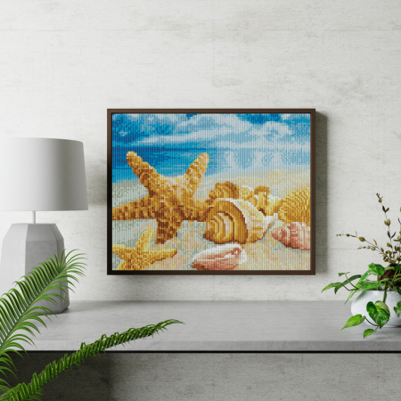 Set goblen cu diamante, cu sasiu, Amintirea verii, 30x40 cm [3]