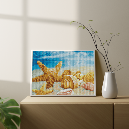 Set goblen cu diamante, cu sasiu, Amintirea verii, 30x40 cm [2]